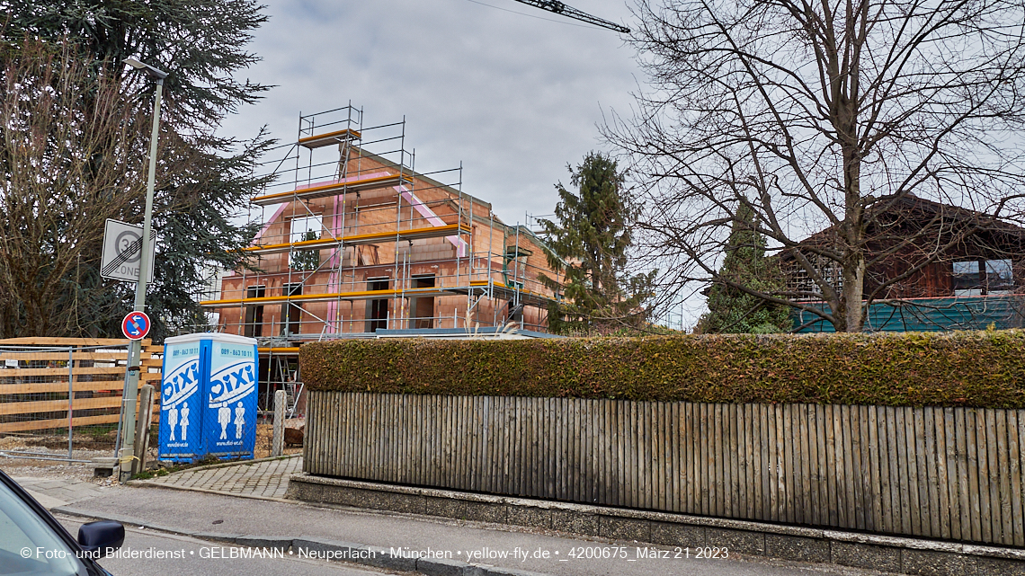21.03.2023 - Baustelle und Wohnanlage Niederalmstraße 16